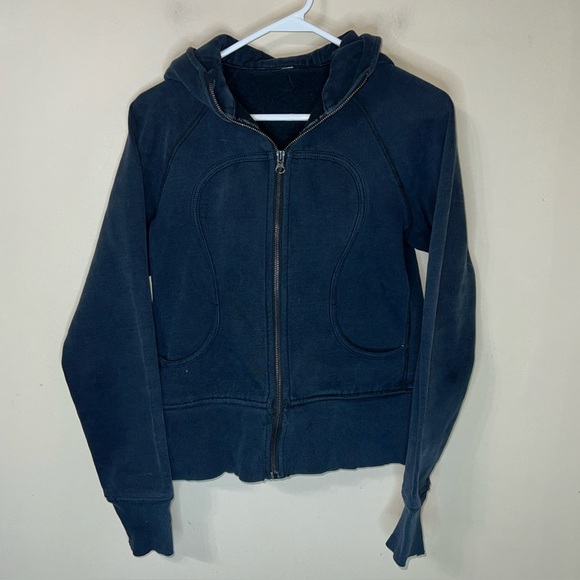 Lululemon Scuba Hoodie Black Size 6 - Picture 1 of 3